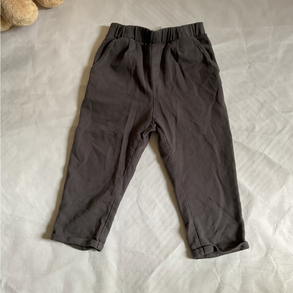 H&M Charcoal Boy Pants - Full Length Pants (Size 3T)
